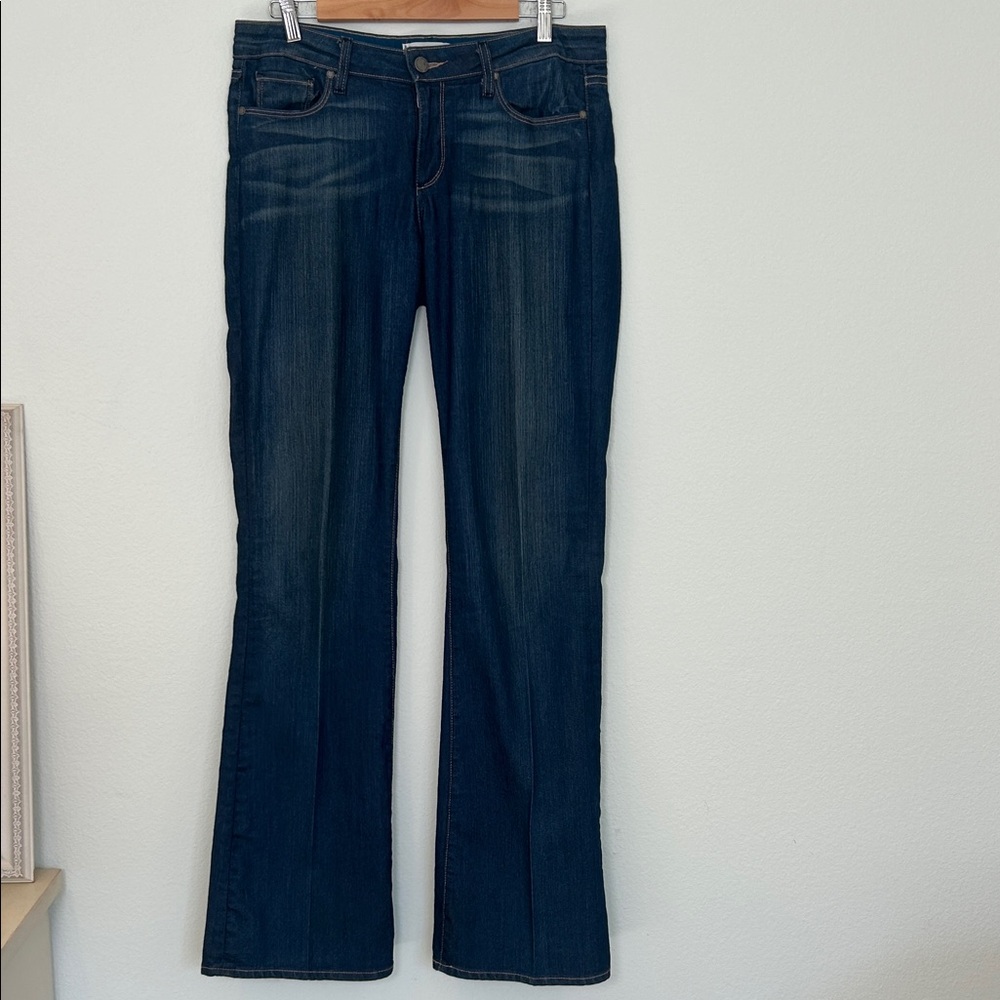 PAIGE Skyline Bootcut Jeans Size 30 Dark Wash